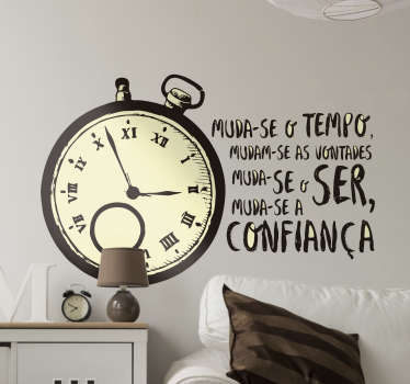 Autocolantes de literatura Poema de luis camoes - TenStickers