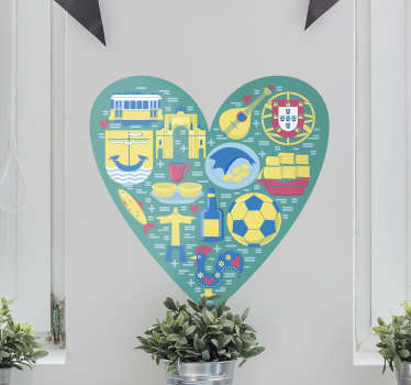 Autocolantes lugares Portugal Diversificado - TenStickers