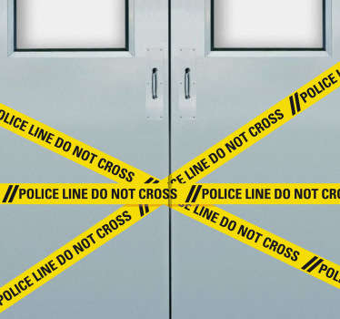 Vinil decorativo fita-cola policía - TenStickers