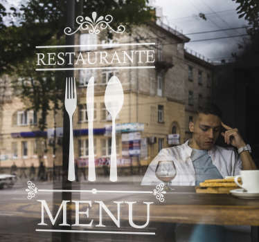 Autocolantes para Empresas Talheres Decorativos - TenStickers