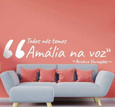 Vinil de música Voz Amália de Nós - TenStickers