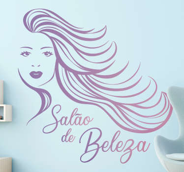 Vinis decorativos para negocios Salão de Beleza - TenStickers