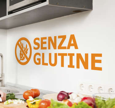 Adesivo per alimenti senza glutine - TenStickers