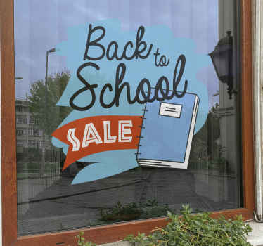 Fun back to school sale sale sticker - TenStickers