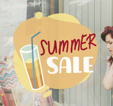 Summer sale items sale sticker - TenStickers