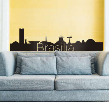 Autocolantes lugares Horizonte de brasilia - TenStickers