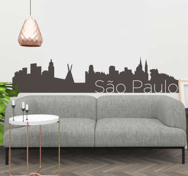 Autocolantes lugares Skyline de são paulo - TenStickers