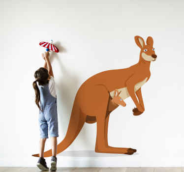 Kangoo wild animal wall decal - TenStickers
