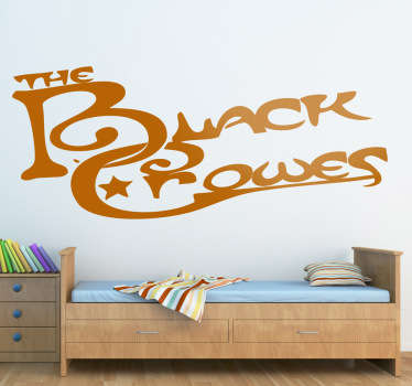 Adhesivo de la banda de rock americana The Black Crowes. Creada por los hermanos Robinson y con influencias de la música de los 60 y 70 y del blues.