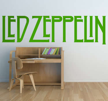 Adhesivo de uno de los grupos de rock más importantes en la historia de la música y uno de los más populares en la década de los 70.