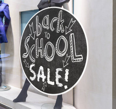 Vinilo adhesivo pizarra tiza para escaparate  - TenVinilo