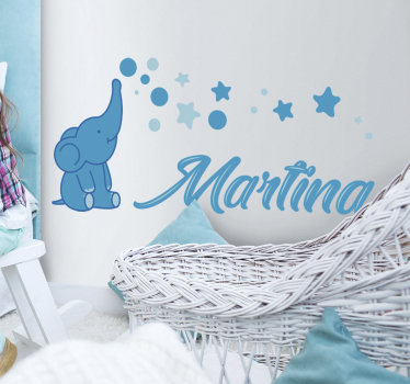 婴儿大象图贴纸 - TenStickers