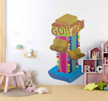Funfair Ride Wall Sticker - TenStickers