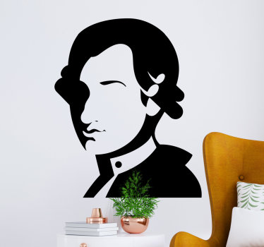 Compre nosso vinis decorativos art mozart fácil de aplicar para personagens de música que é adequado para decorar qualquer espaço da casa. também pode tê-lo em qualquer cor