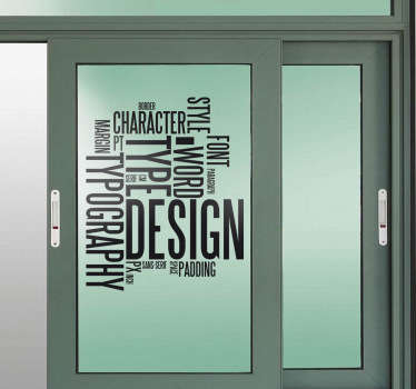 Naklejka dekoracyjna wystrój napisy - TenStickers