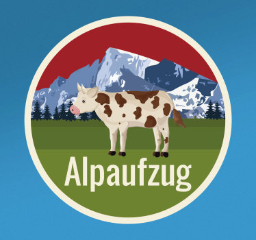 Alpstein massiv auto aufkleber - TenStickers
