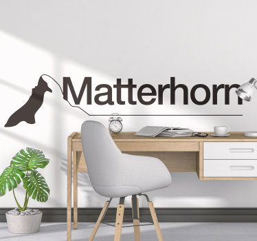 Matterhorn wandaufkleber - TenStickers