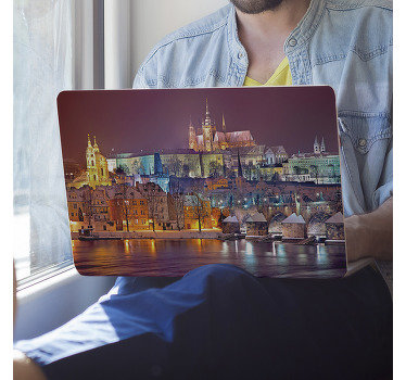 Nálepka na noční notebook v praze - TenStickers