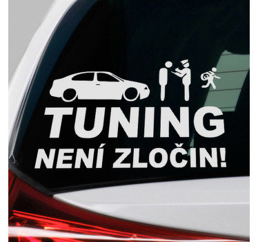 Tuning není trestným činem - TenStickers