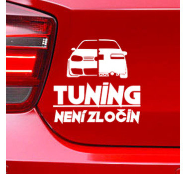 Tuning není nálepka auto zločinu - TenStickers