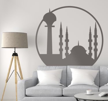 Ankara siluet manzarası çıkartması - TenStickers
