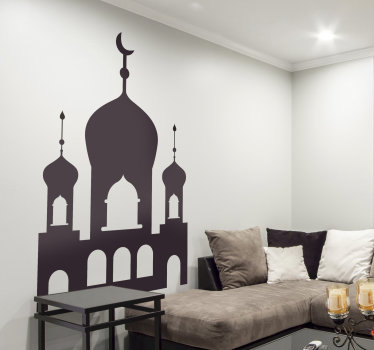 Autocolante de silhueta oriental mesquita - TenStickers