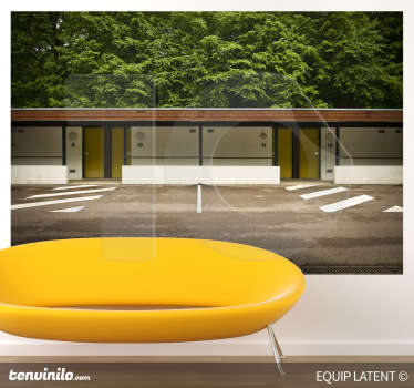 Photo Murals - Shot of a typical roadside motel in America.&nbsp;Ideal feature for decorating your home or business. Latent Estudi Photography.&nbsp;