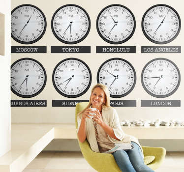 World Times Wall Mural - TenStickers