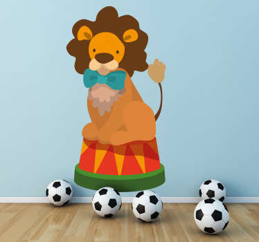马戏团狮子墙贴 - TenStickers