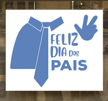 Vinil festividade Dia dos pais feliz engraçado - TenStickers