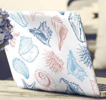 Shell Collection Print laptop skin - TenStickers