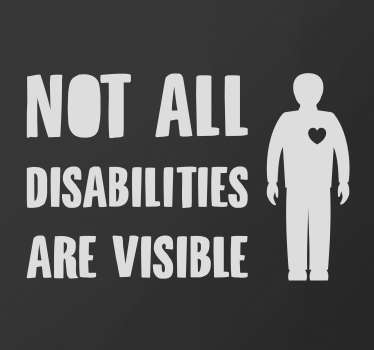 Disable on board Car vinyl - TenStickers