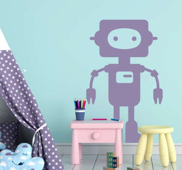 Autocollant d'illustration de placard robot - TenStickers