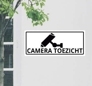 Camerabewaking basis vinyl teken - TenStickers