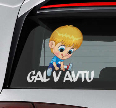 Nalepka otrok v avtu dojenček - TenStickers