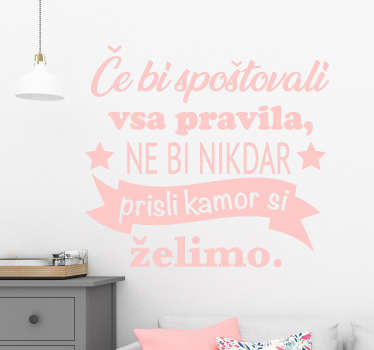 Spoštovati nalepko za citiranje - TenStickers