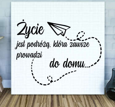 Naklejka ścienna inspirujący tekst - TenStickers