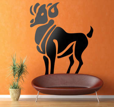 Vinil decorativo signo Carneiro - TenStickers