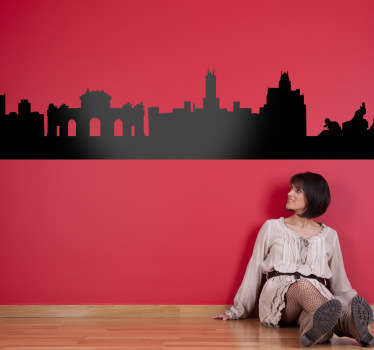 Vinil decorativo silhueta de Madrid - TenStickers