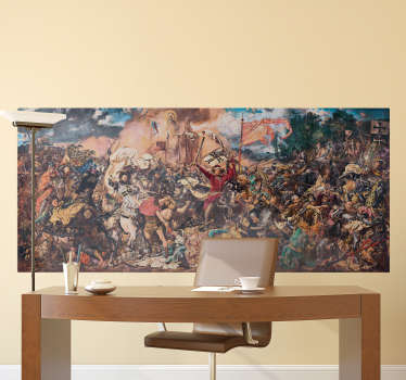 Naklejka na ścianę obraz bitwa pod Grunwaldem - TenStickers