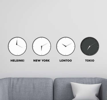 Hieno helsinki lontoo tokio new york tarrakello - Tenstickers