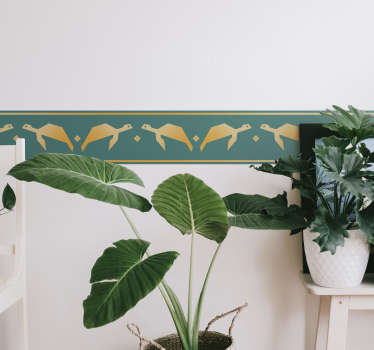 Bordüre selbstklebend elegantes vogelmuster - TenStickers