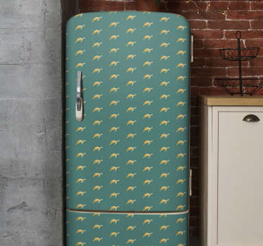 Vinil para frigorífico Tartaruga geométrica - TenStickers