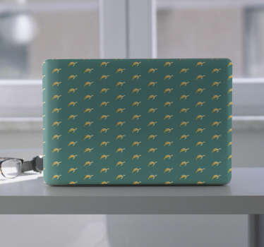 Geometriai teknős laptop matrica - TenStickers