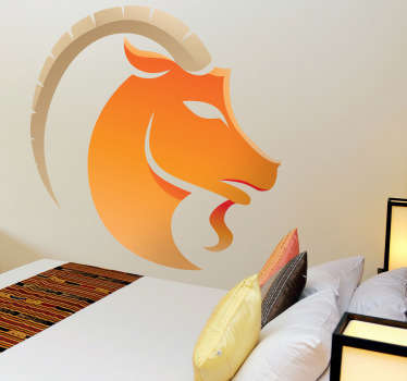 Steinbock Horoskop Aufkleber - TenStickers