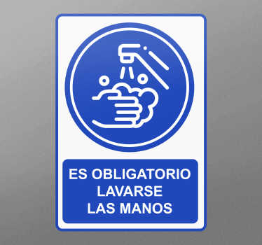 Distancia social Ventana Puerta Pegatina 2m signo mantener su distancia de vinilo