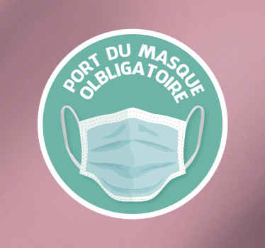 Sticker Port du masque obligatoire - TenStickers