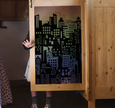 五彩壁橱家具贴纸 - TenStickers