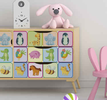 Vinis animais Móveis para crianças animais - TenStickers