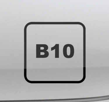 Naljepnica s vinilom za dizel b10 - TenStickers